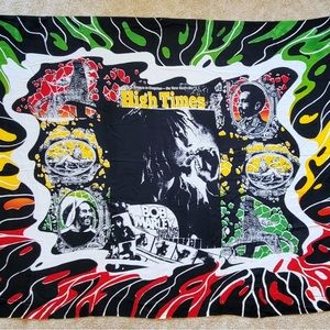 Bob Marley High Times Reggae King Of The World Wall Art/Scarf
